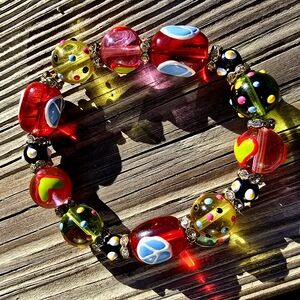 Glass Beaded Bracelet